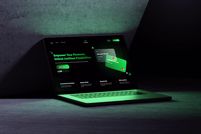 Credit Card Company - Landing Page: Behance
