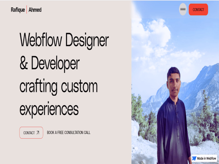 Rafique Ahmed - Webflow Developer
