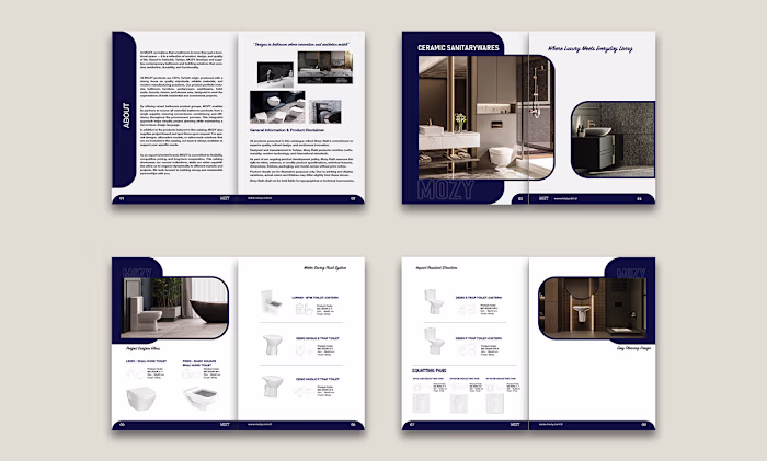 Bathroom Products Catalog Design