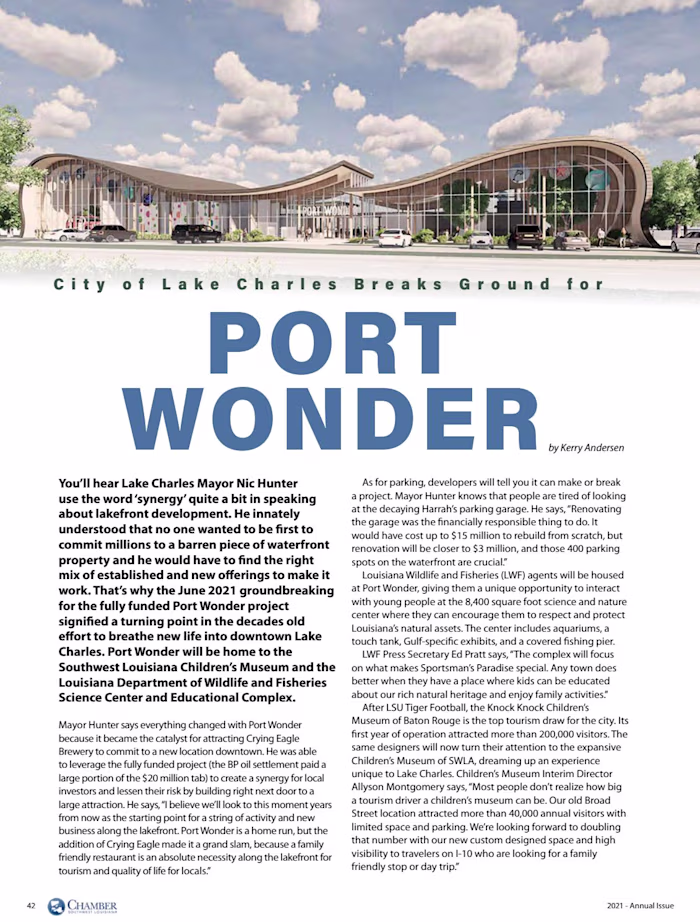 SWLA Homegrown 2021: Port Wonder