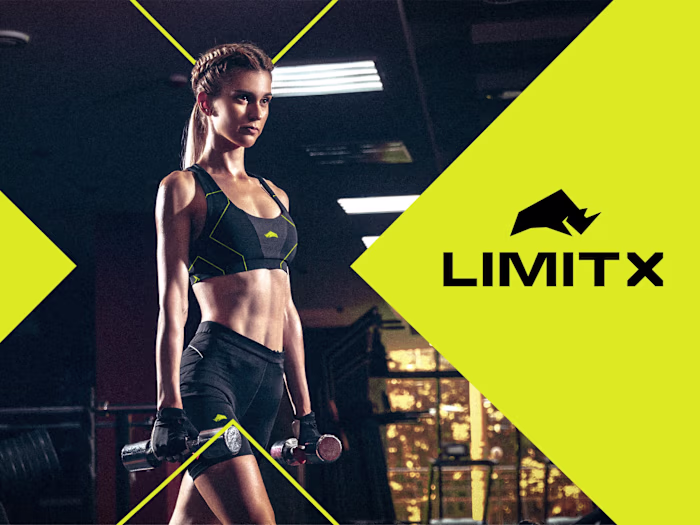 Limit X - Fitness Brand Identity (Client Work)