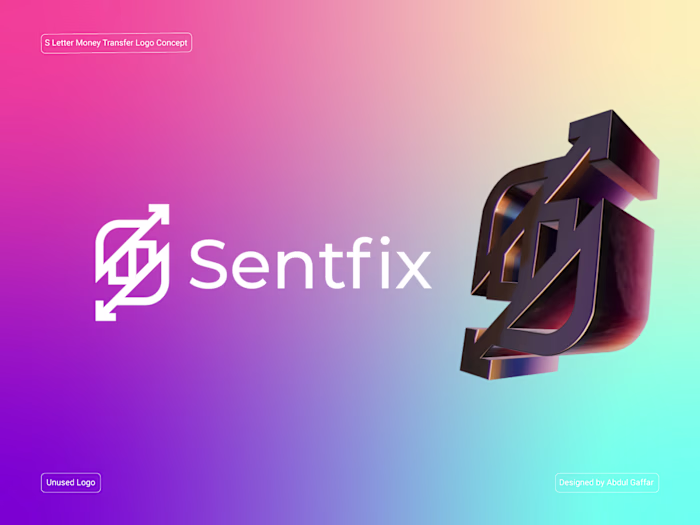 Sentfix logo, money transfer logo,