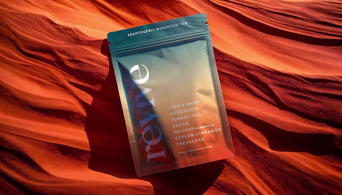 Branding & Packaging Design for Revive Adaptogenic Mushroom Tea