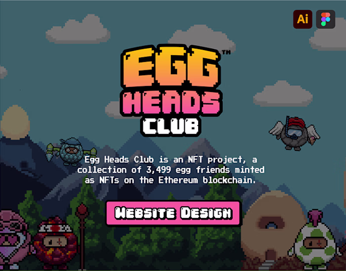 Egg Heads Club - Web & Mobile Design