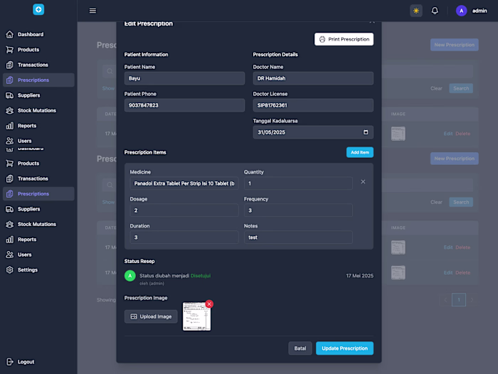PharmaTech: Modern Pharmacy Management System
Developed