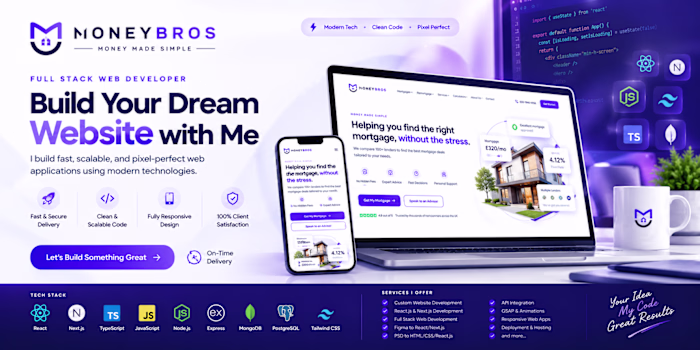 MoneyBros — Modern UK Mortgage