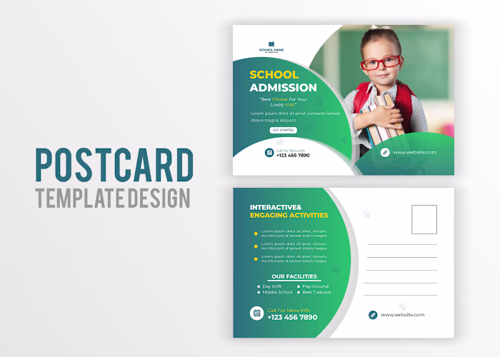 Postcard Template :: Behance