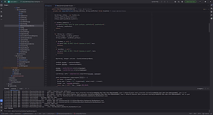 API Data Comparison Tool - Java