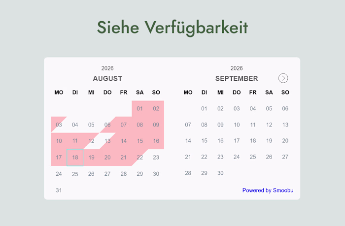 Integrated an availability calendar for