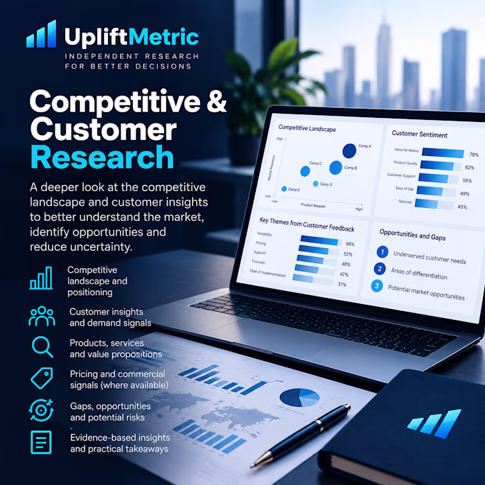 Competitive & Customer Research
Understanding a