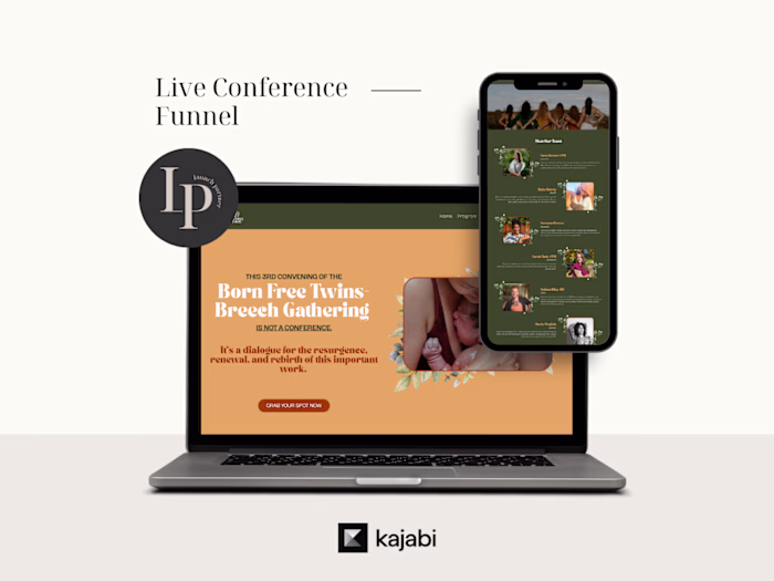 Live Conference Landing Pages