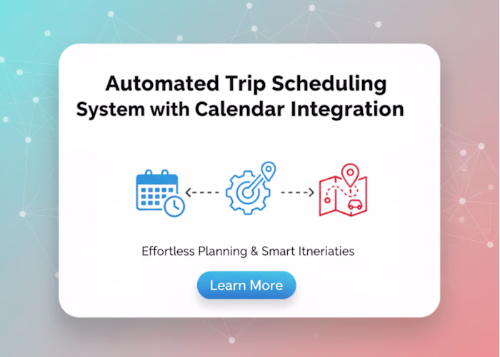 Developed an automated trip scheduling