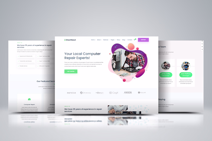 Computer Repir Website Design That Builds Trust and Increases