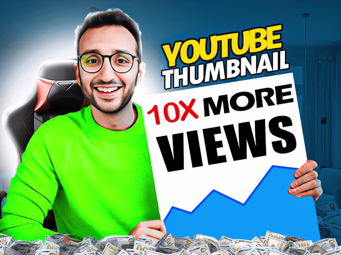 Faceless youtube channel thumbnail  