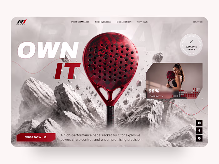 R1 Padel — High-Performance Sports