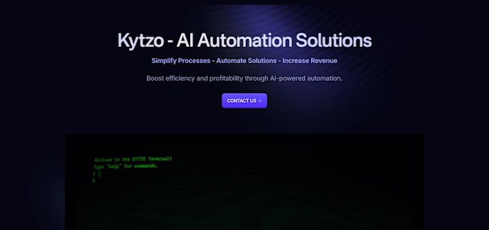 Kytzo.com Platform Development