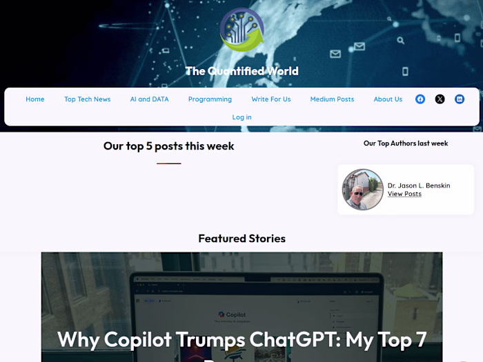 The Quantified World: Blog built using Wordpress