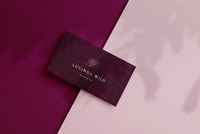 Bespoke brand design for boutique wedding florist