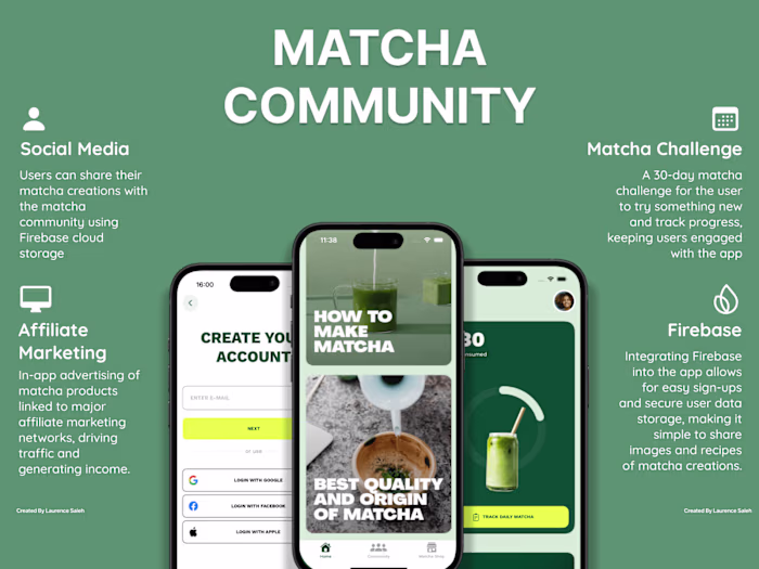 Matcha Community App