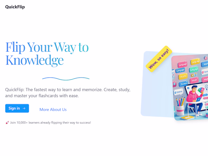 QuickFlip: A Dynamic Flashcard App