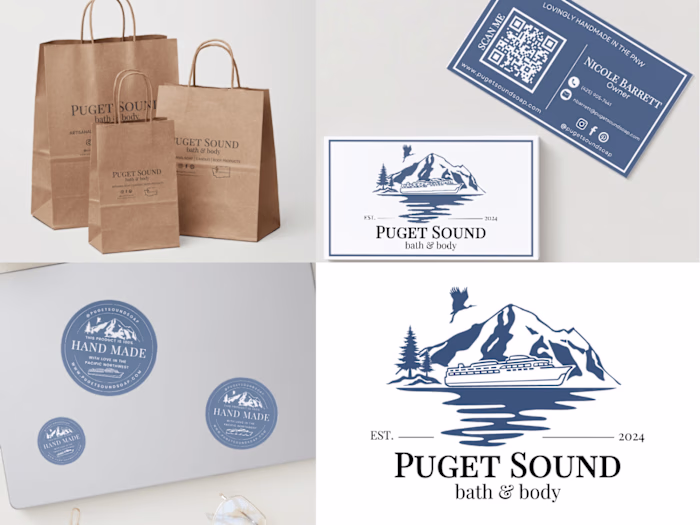 Puget Sound Bath & Body - Branding