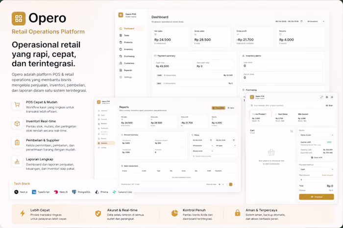 Opero — Modern POS & Retail Management Platform