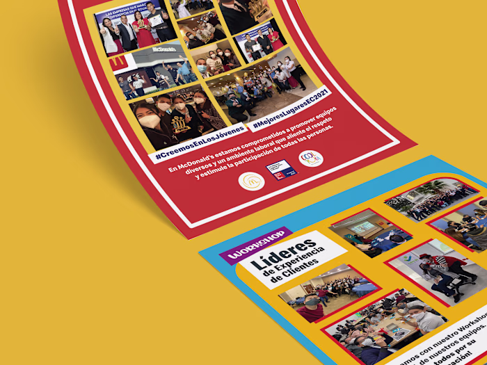 McDonald’s Ecuador Internal Social Media Design — Nereiad Studio