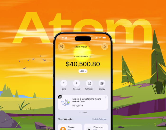 Atom Wallets - Crypto Decentralized Wallet