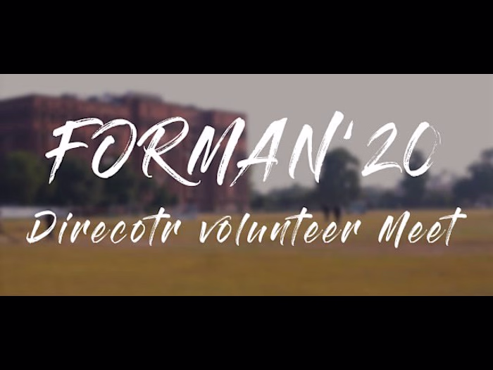 FORMUN'20