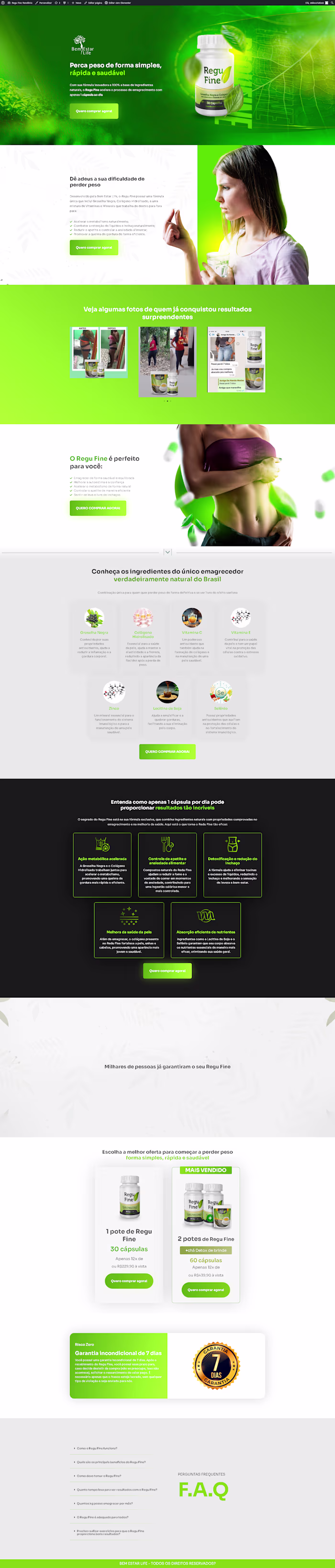 Landing page