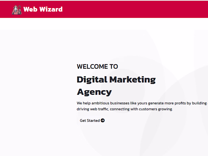 Digital Marketing Landing Page