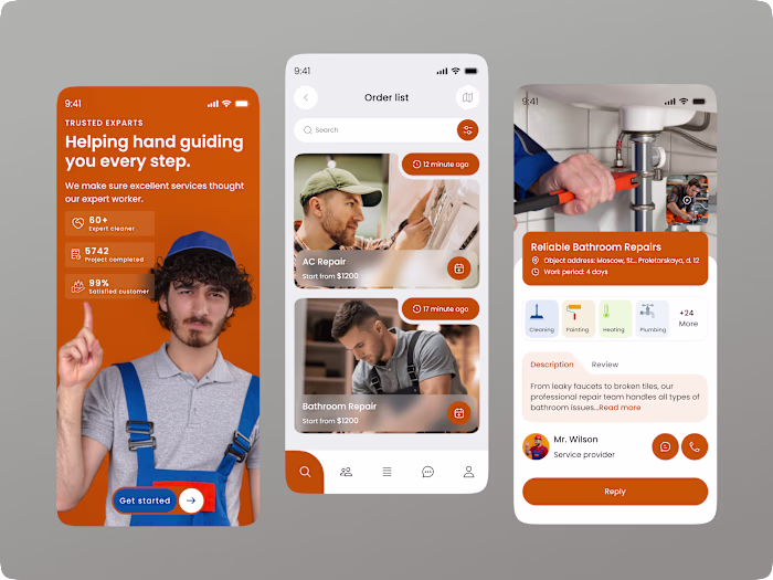 Home Service Mobile App