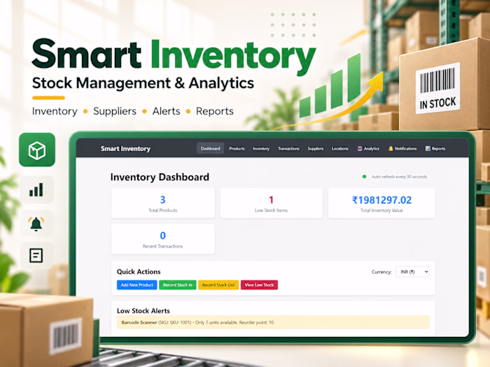 Smart Inventory – Stock Management and Analytics