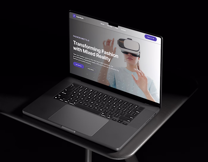 Fabristyle MR Website | Landing Page