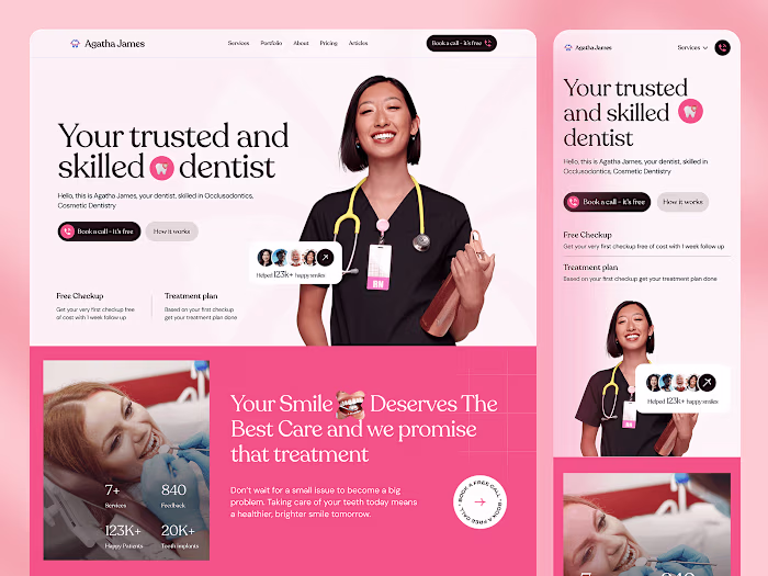 Dental-Website-Landing Page Design