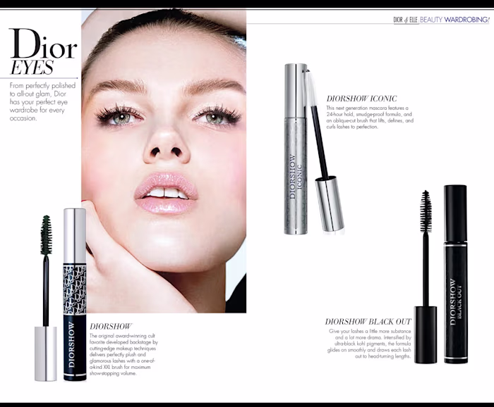 DIOR Advertorial for ELLE MAGAZINE.