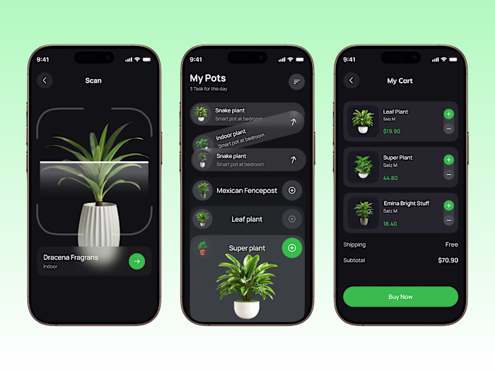 GreenLeaf – Smart Plant Care & Shopping App