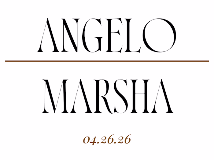 Angelo & Marsha say I Do