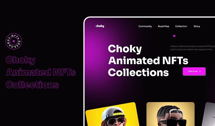 Modern Nft Landing Page Design
