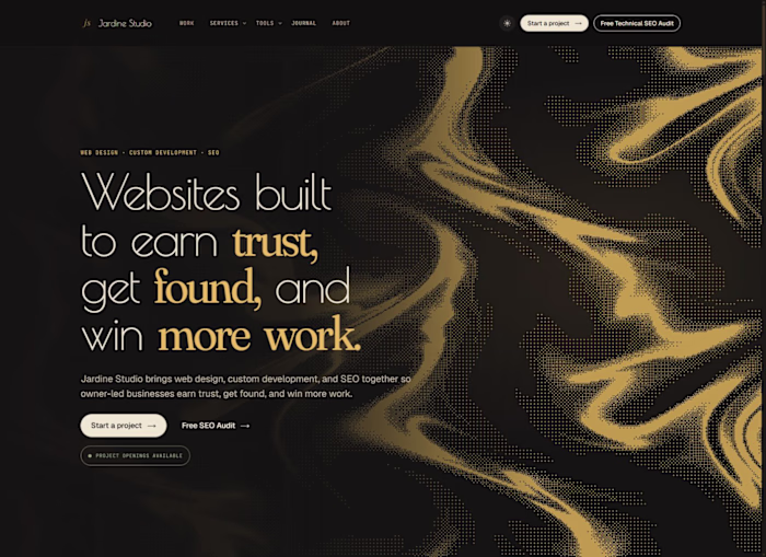Jardine Studio: My Hand-Built Next.js Website