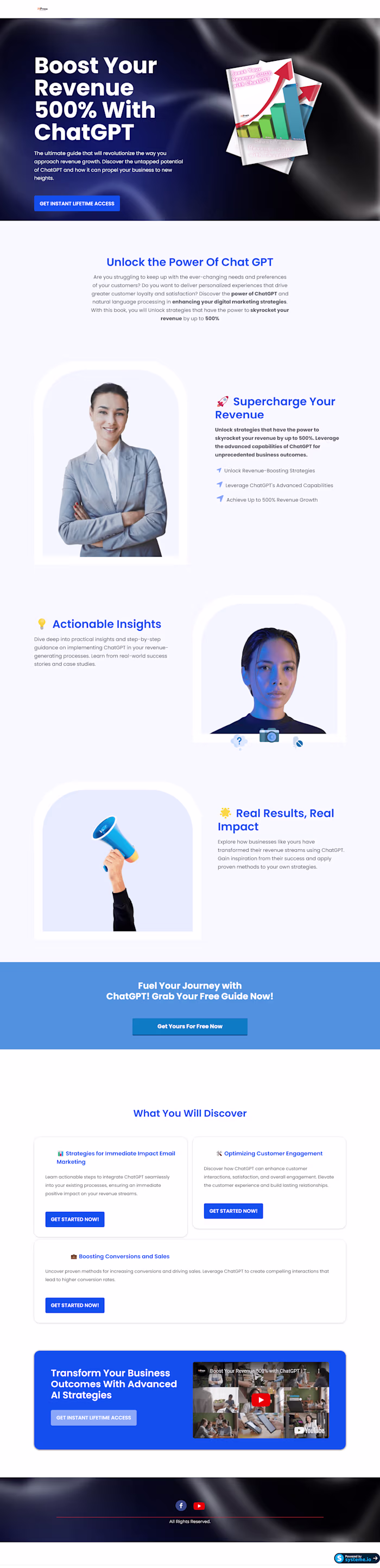 Responsive Website Landing Page for InPress International
