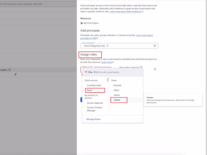 GCP IAM Role Setup with Least Privilege