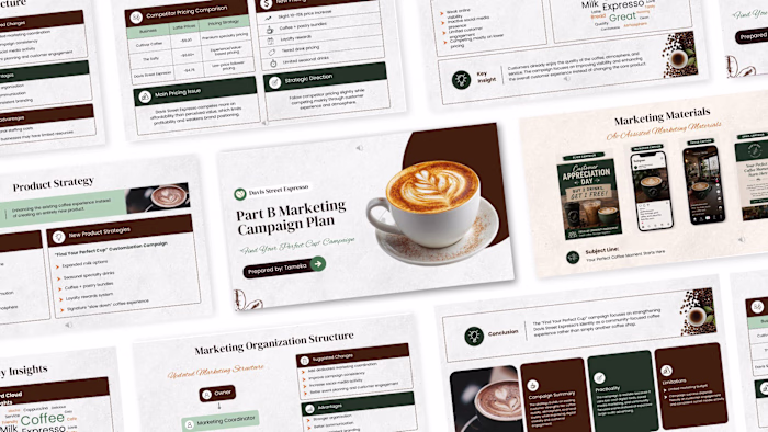Davis Street Espresso — Part B Marketing Campaign Plan