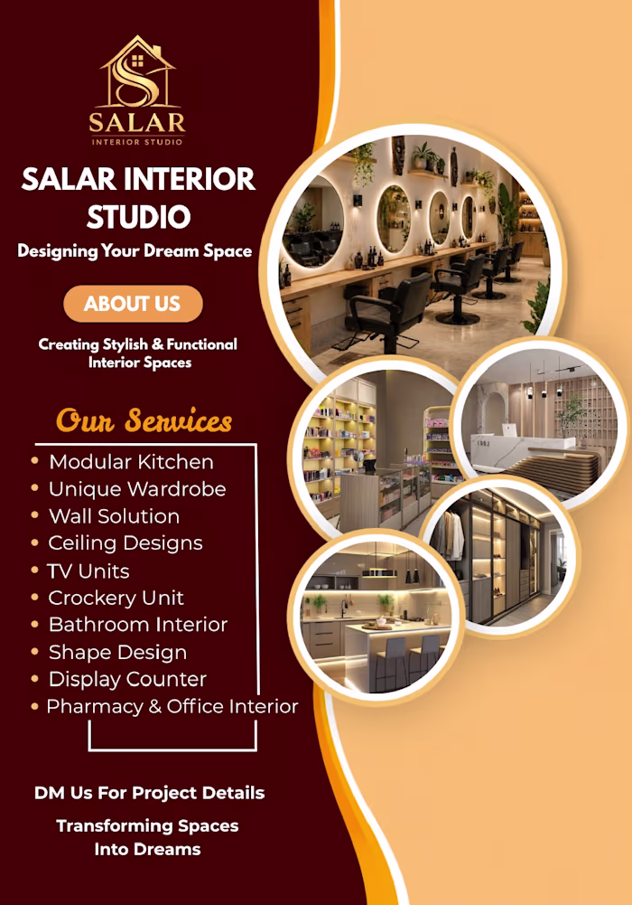 Salar Interior Studio - Professional Promotional Flyer & Ser...