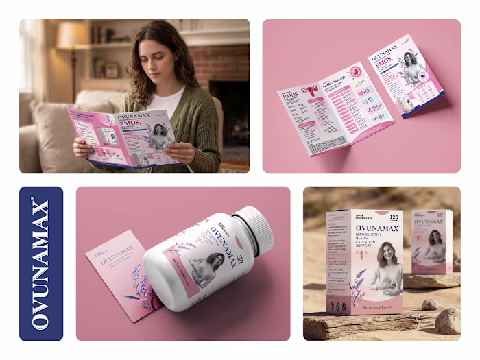 Fertility Support Supplement Branding & Packaging Design