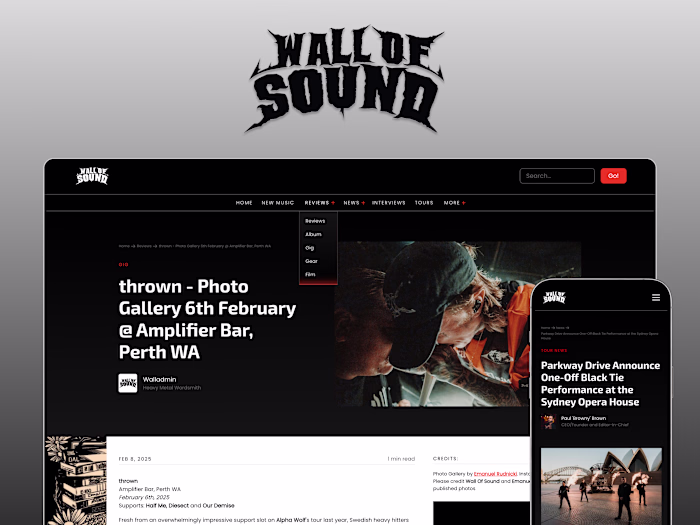Wall of Sound — Alt/Heavy Music Site