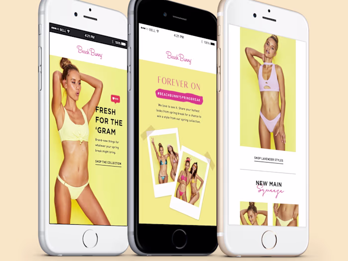 Social Media Marketing Campaign for Beach Bunny Swimwear