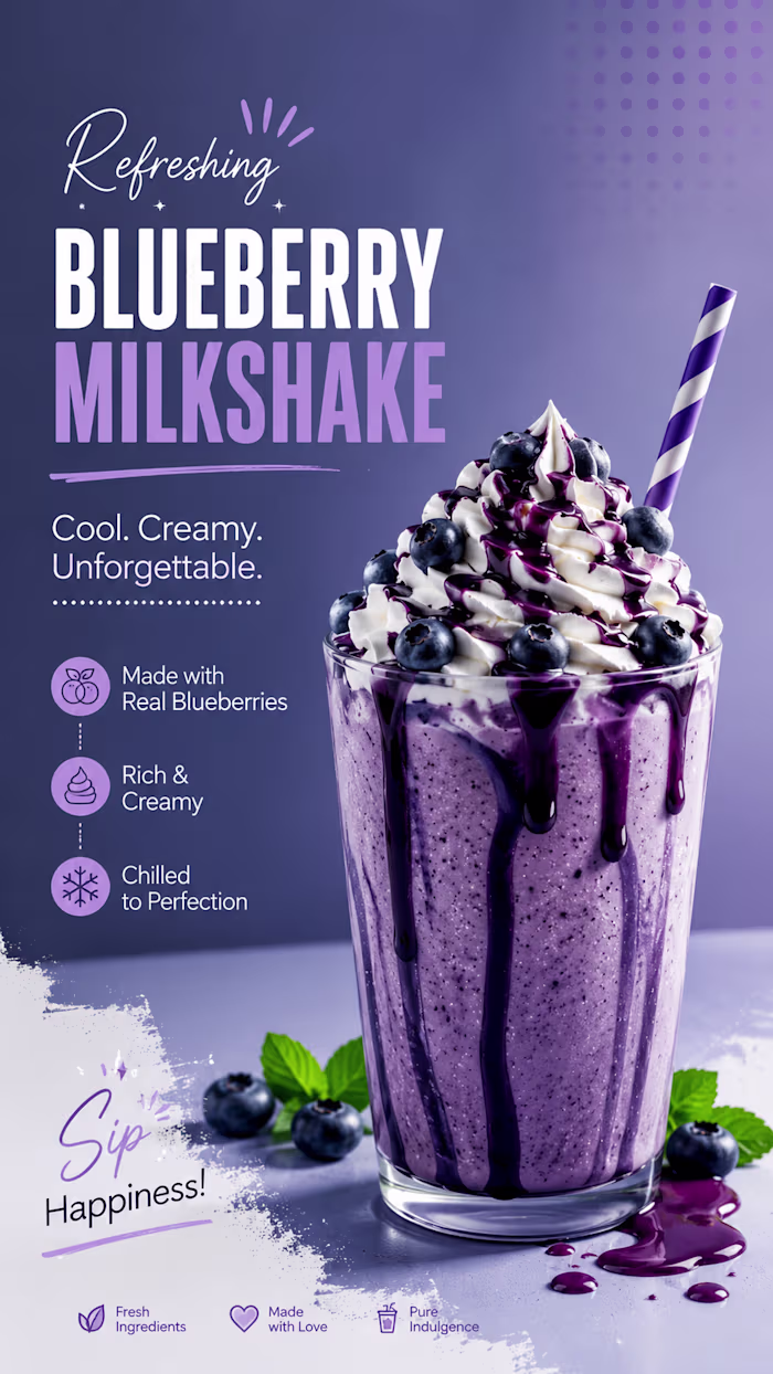 Food & Beverage Advertising Poster