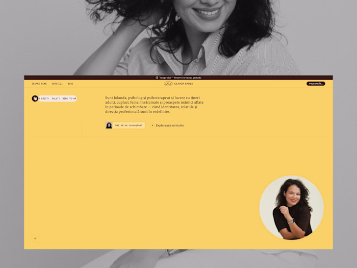 Iolanda Badea – Web Design & Build