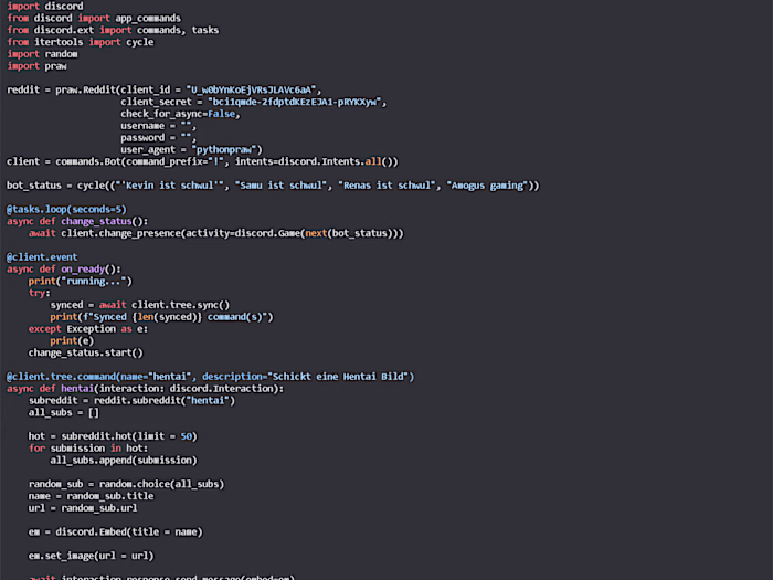 Discord Bots using Python